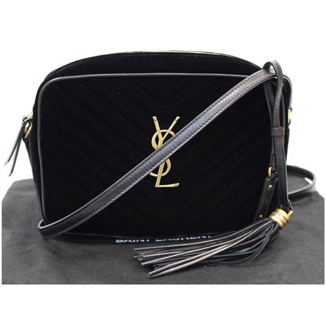 ysl black velvet crossbody|ysl crossbody bag cheap.